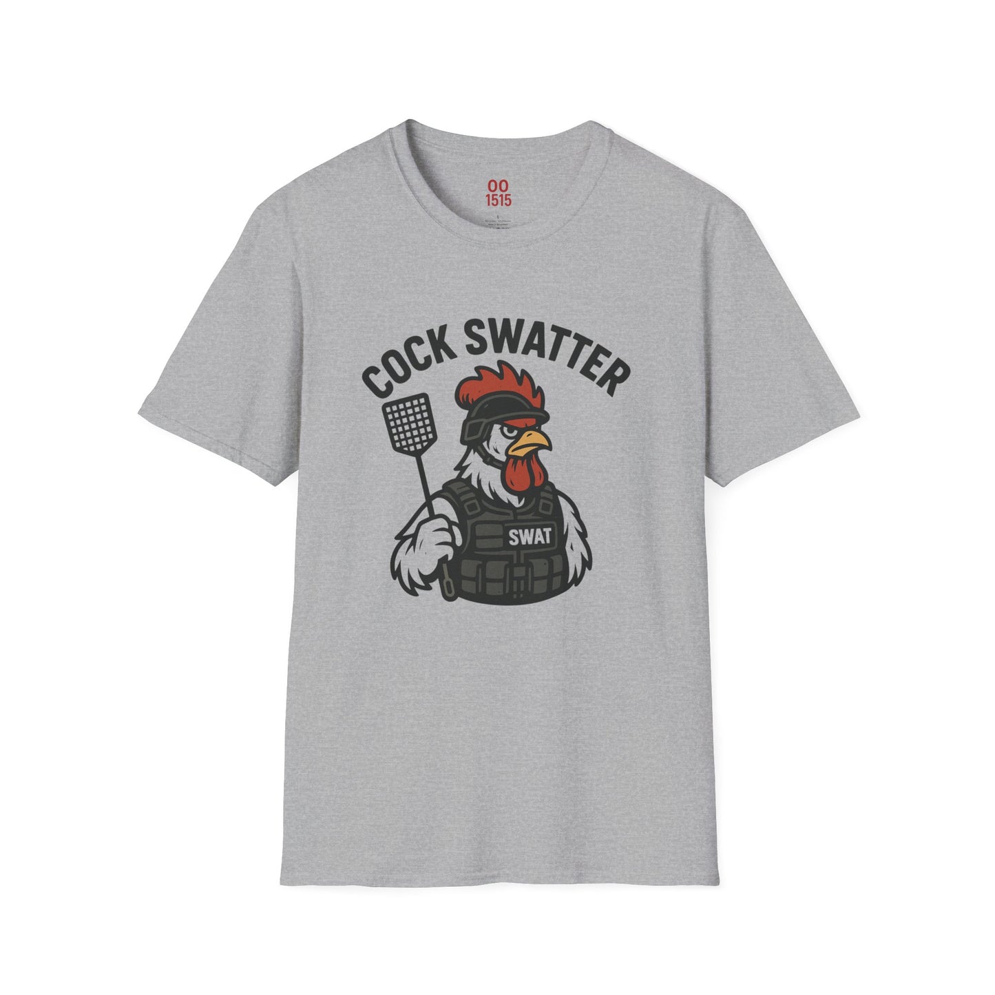 Funny Cock Swatter Unisex T-Shirt – Humor for Animal Lovers