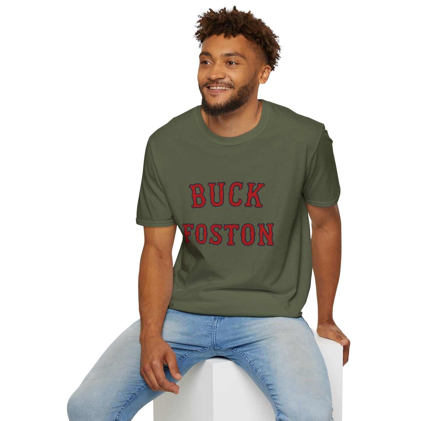 Vintage Buck Foston Unisex Softstyle T-Shirt - Casual Graphic Tee
