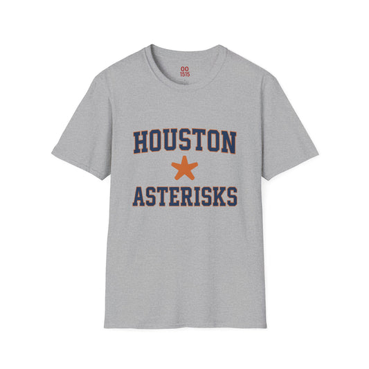 Houston Asterisks Cheaters 17 Unisex Softstyle T-Shirt - Casual Fan Apparel