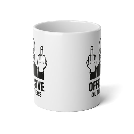 Offensive Jumbo Mug - 20oz Fun Gift for Sarcastic Coffee Lovers