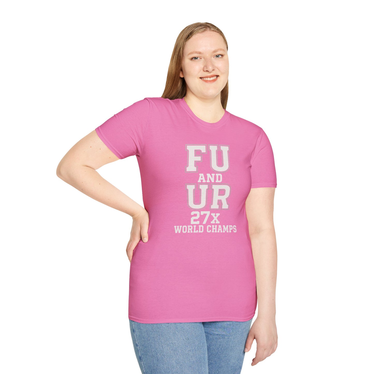 Champion Spirit Unisex Softstyle T-Shirt - 27x World Champs