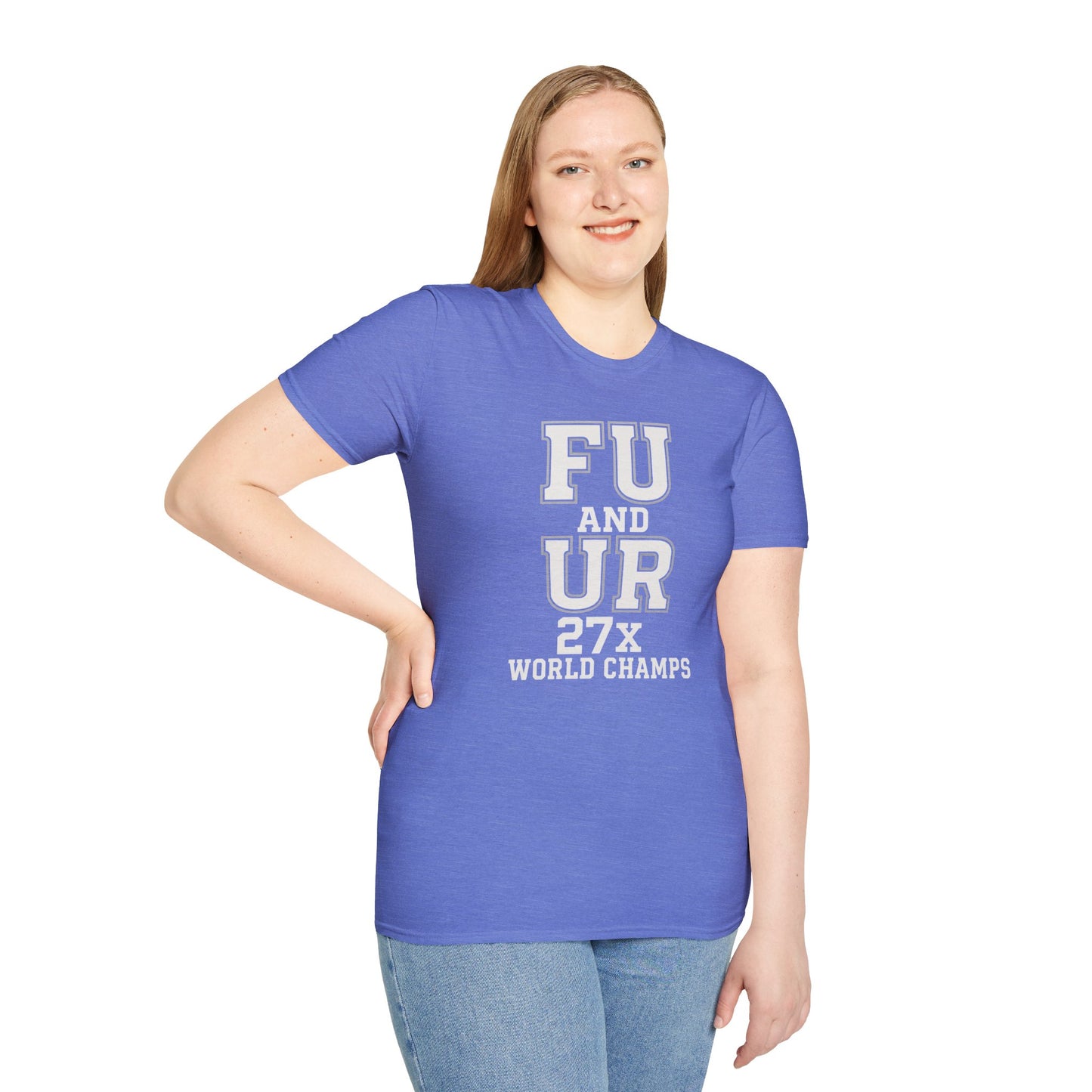 Champion Spirit Unisex Softstyle T-Shirt - 27x World Champs