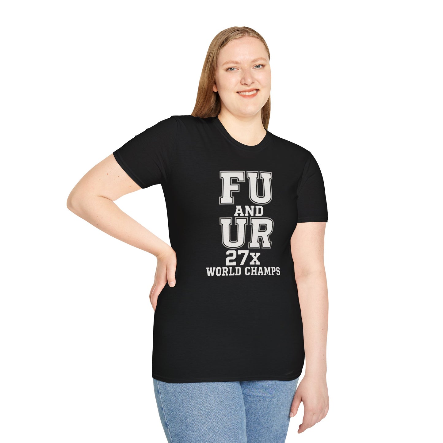 Champion Spirit Unisex Softstyle T-Shirt - 27x World Champs