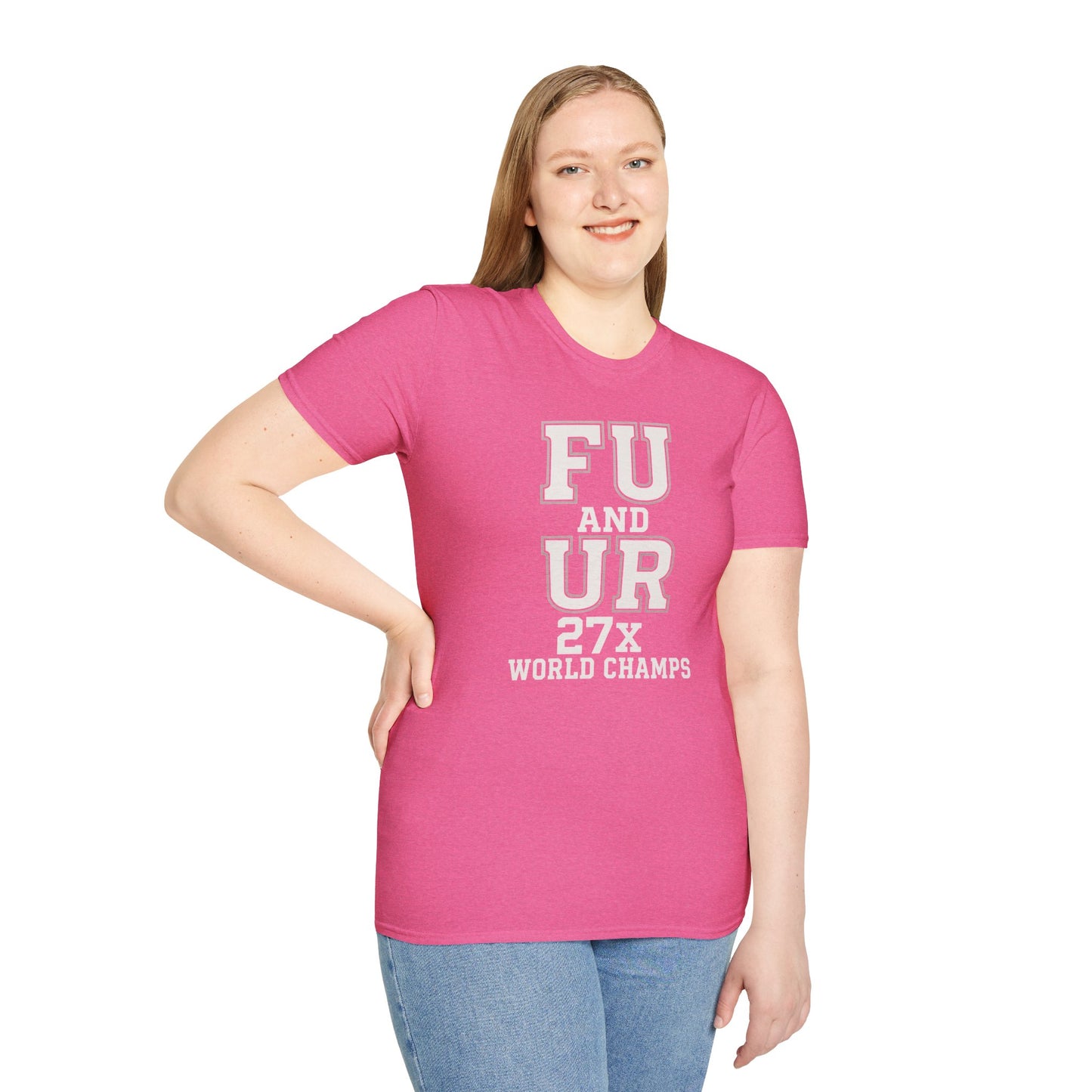 Champion Spirit Unisex Softstyle T-Shirt - 27x World Champs