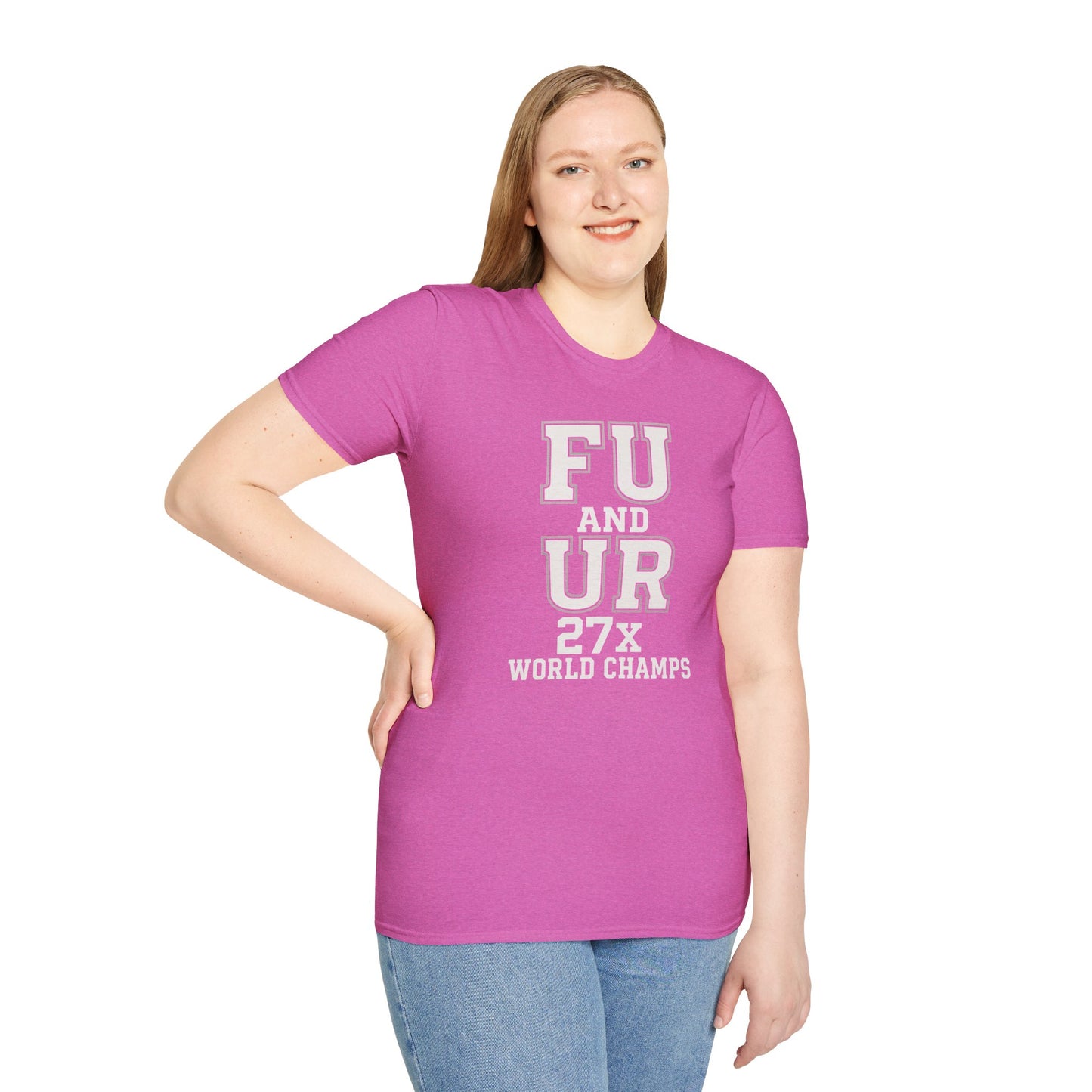 Champion Spirit Unisex Softstyle T-Shirt - 27x World Champs