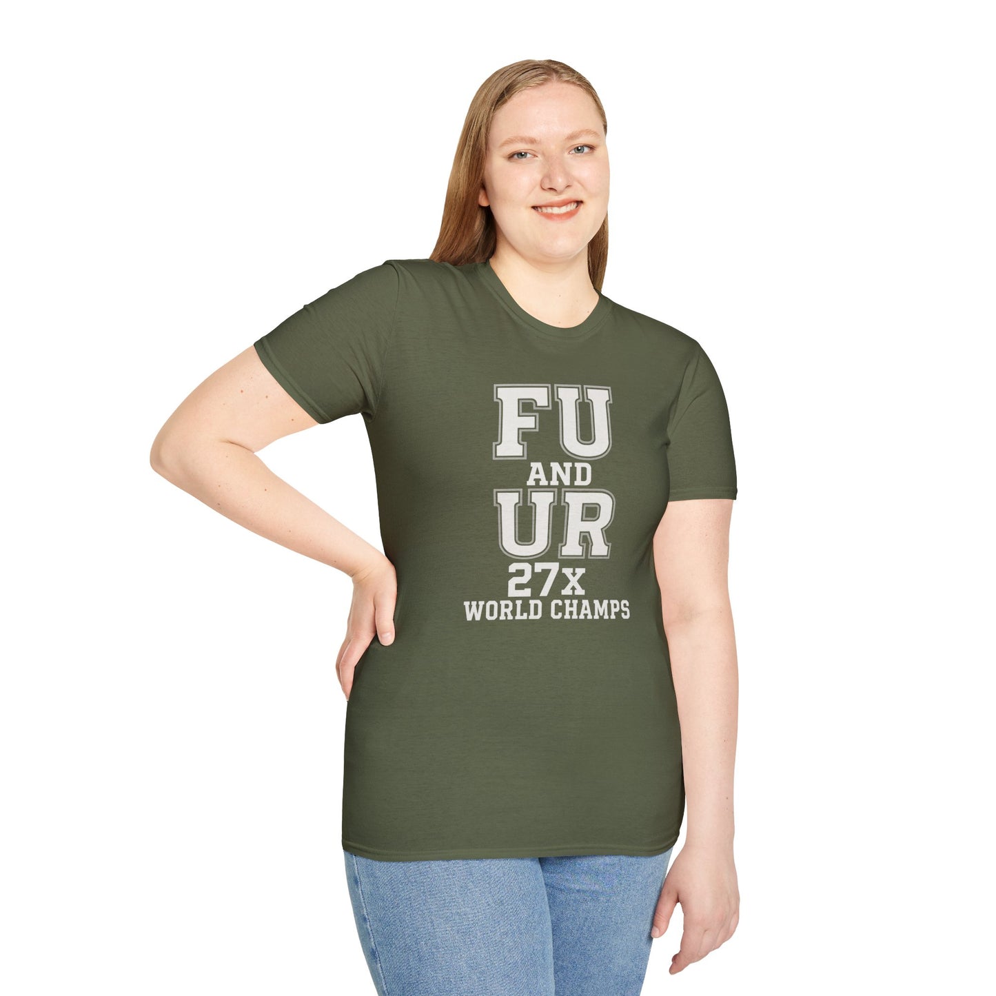 Champion Spirit Unisex Softstyle T-Shirt - 27x World Champs