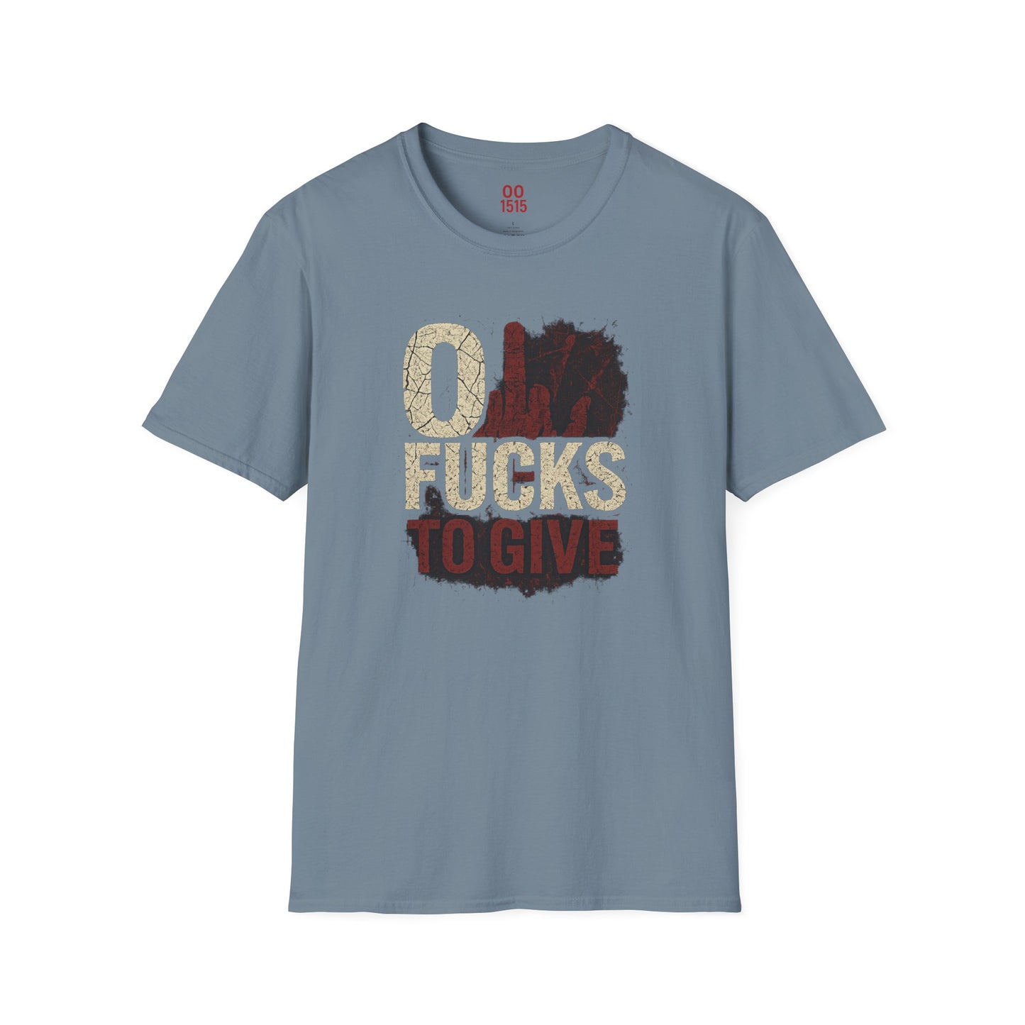 Unisex Softstyle T-Shirt - "0 Fucks To Give" Graphic Tee for Casual Wear