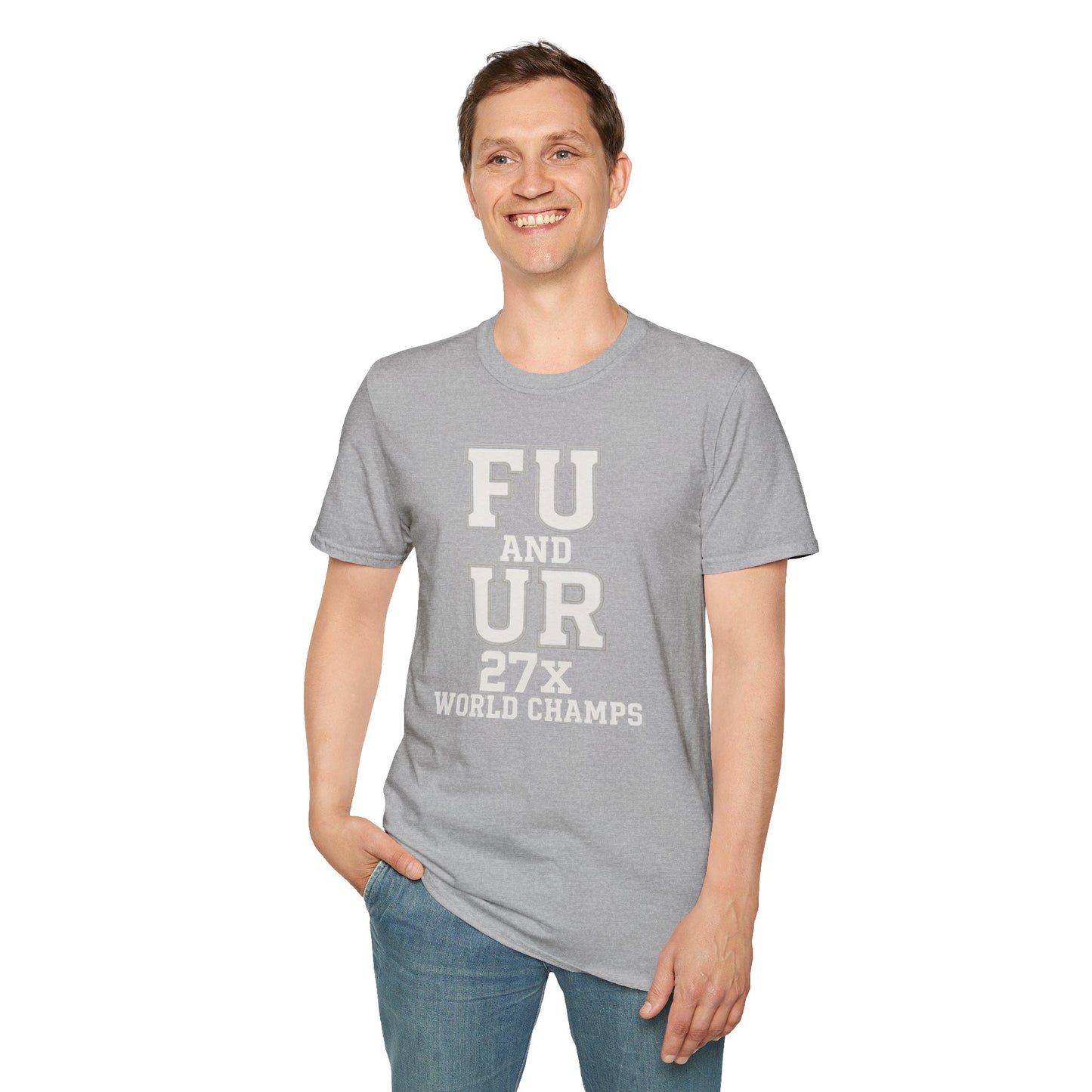 Champion Spirit Unisex Softstyle T-Shirt - 27x World Champs