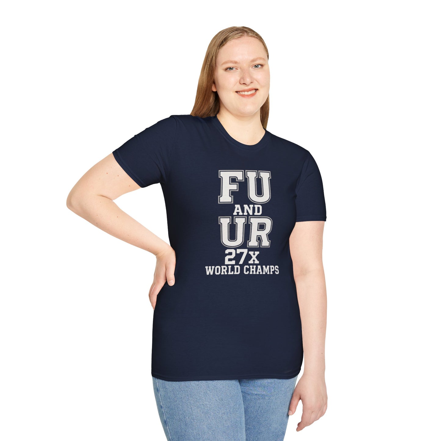 Champion Spirit Unisex Softstyle T-Shirt - 27x World Champs