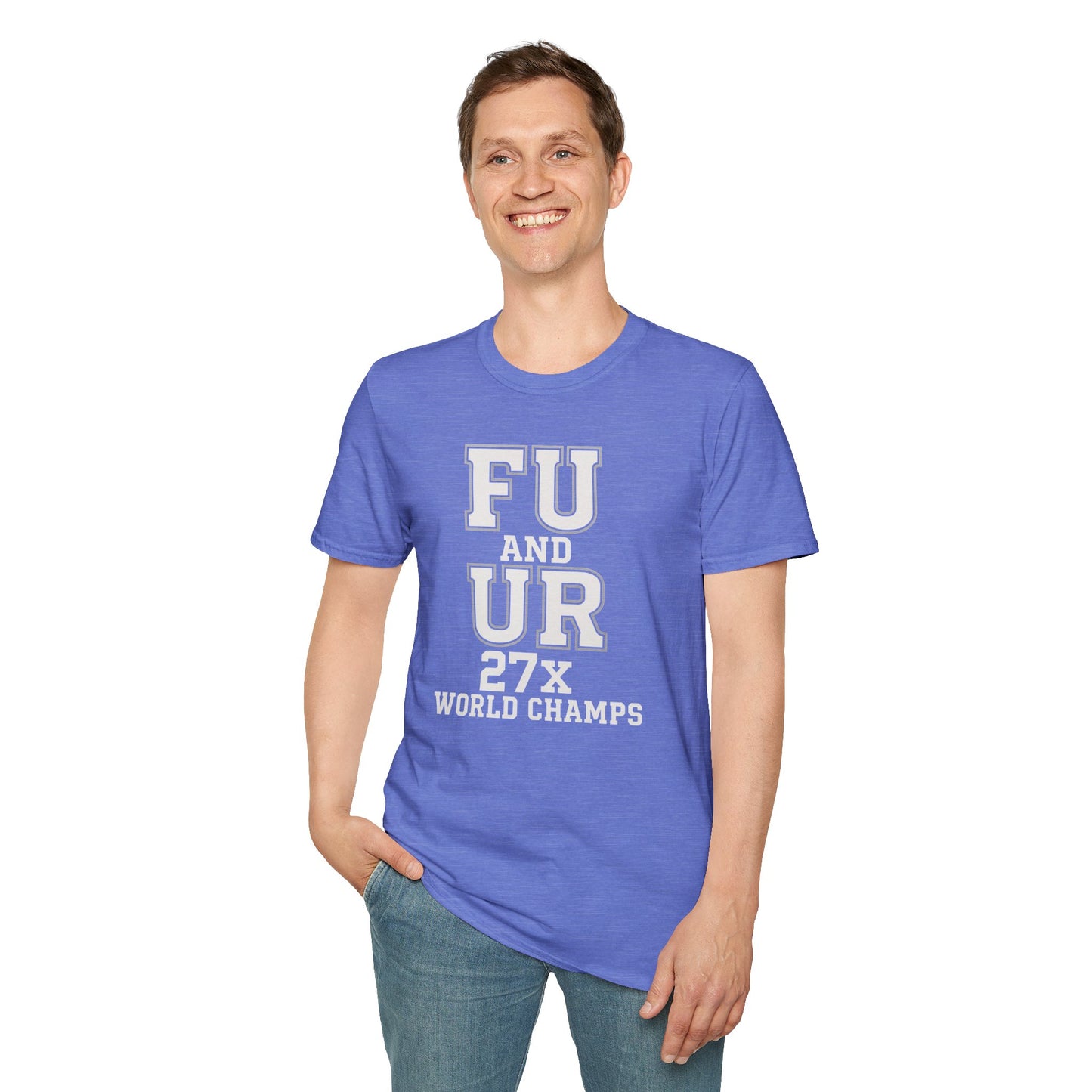 Champion Spirit Unisex Softstyle T-Shirt - 27x World Champs