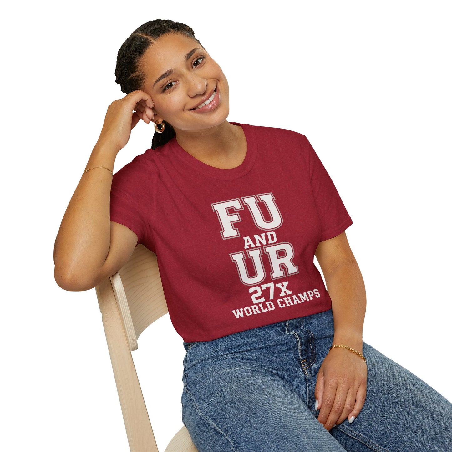 Champion Spirit Unisex Softstyle T-Shirt - 27x World Champs