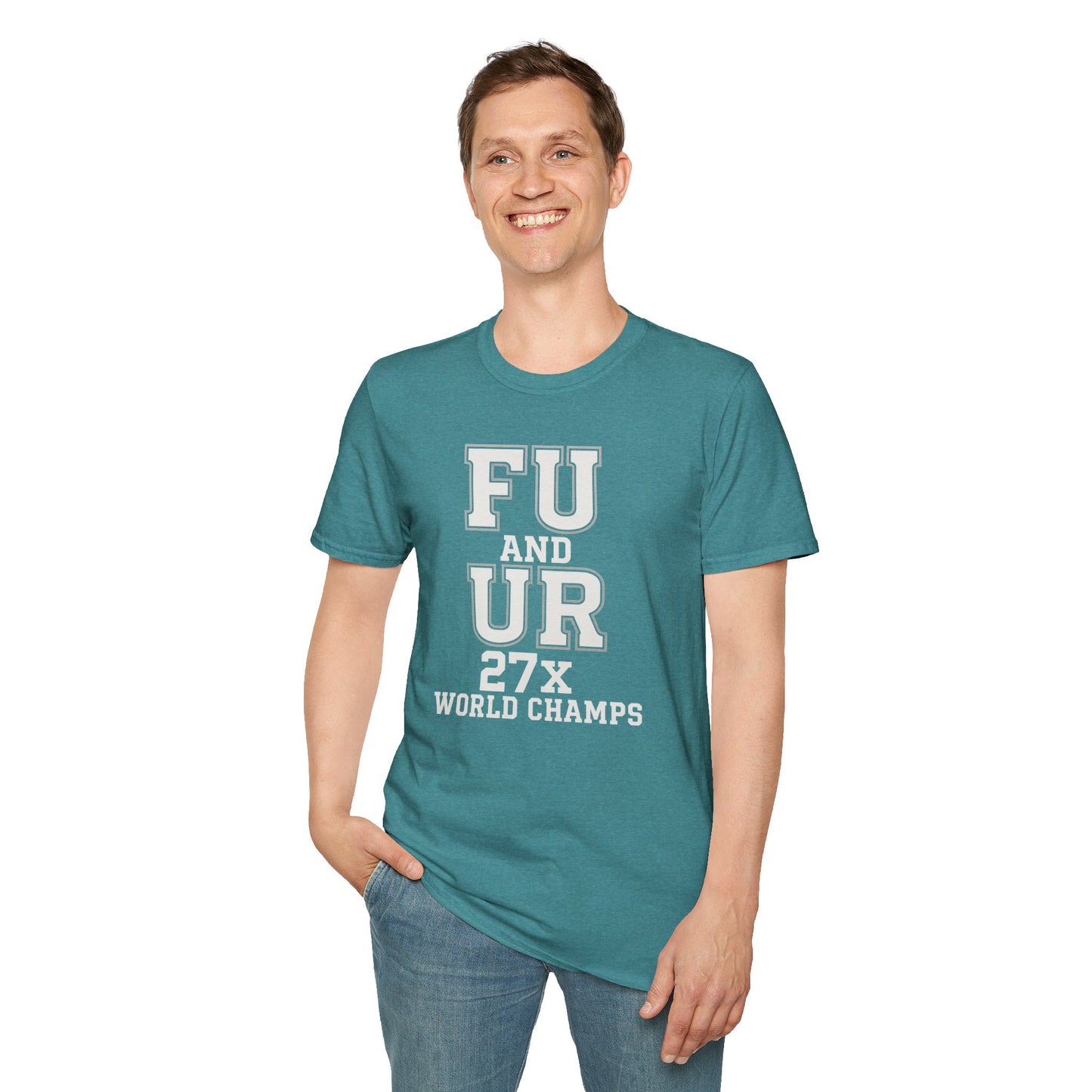 Champion Spirit Unisex Softstyle T-Shirt - 27x World Champs