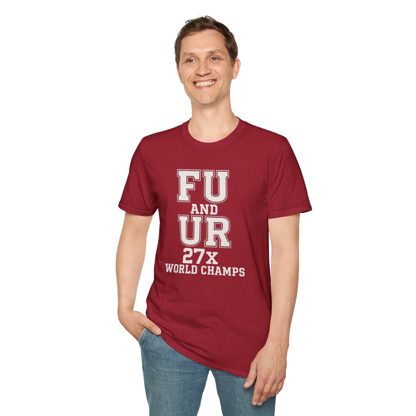 Champion Spirit Unisex Softstyle T-Shirt - 27x World Champs