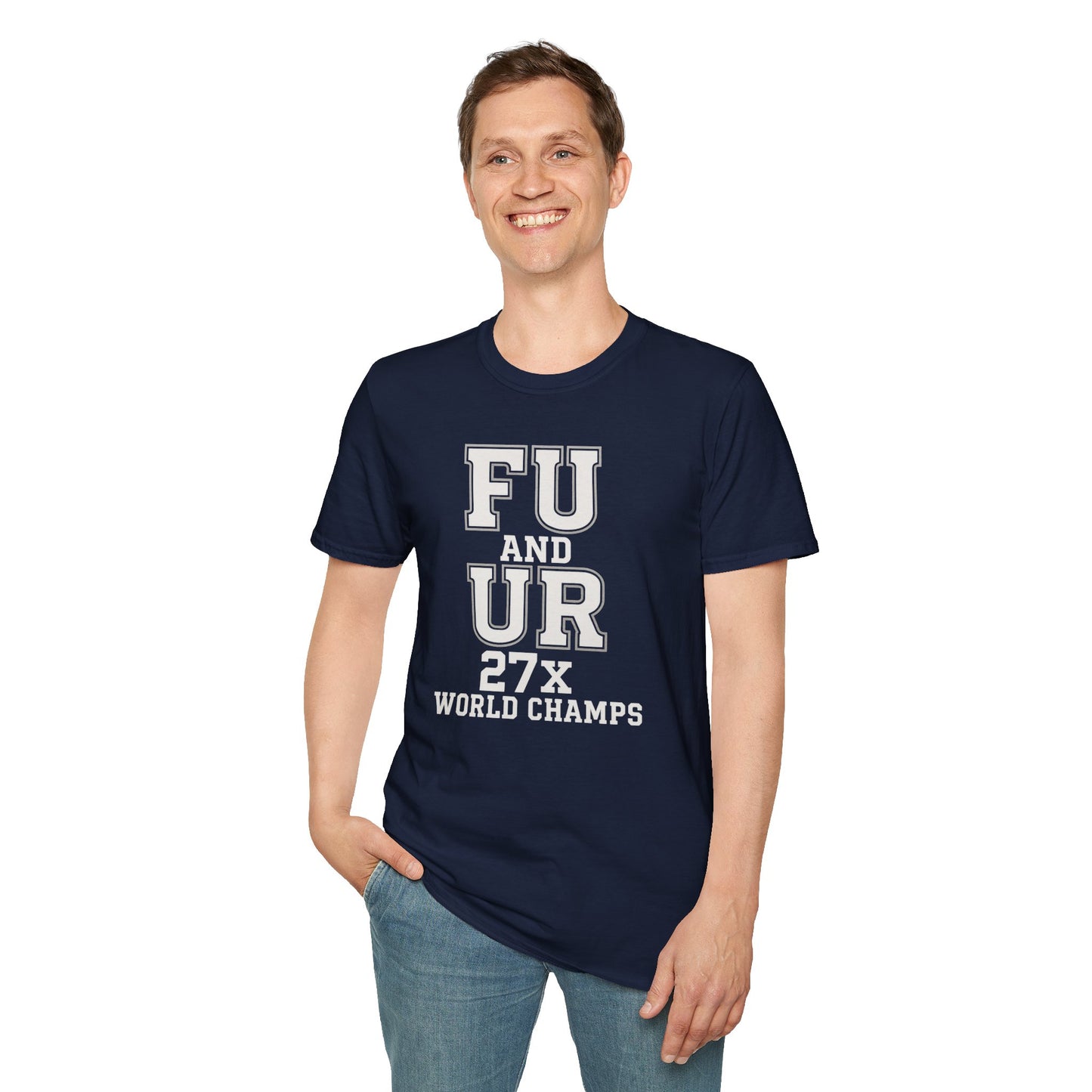 Champion Spirit Unisex Softstyle T-Shirt - 27x World Champs