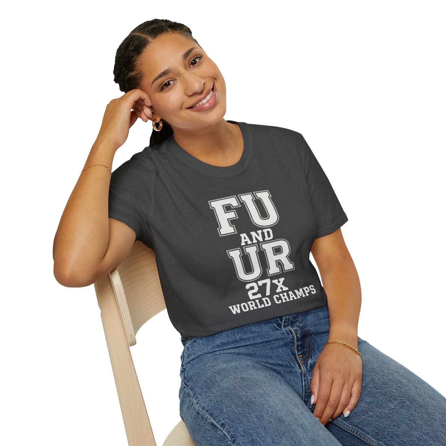 Champion Spirit Unisex Softstyle T-Shirt - 27x World Champs