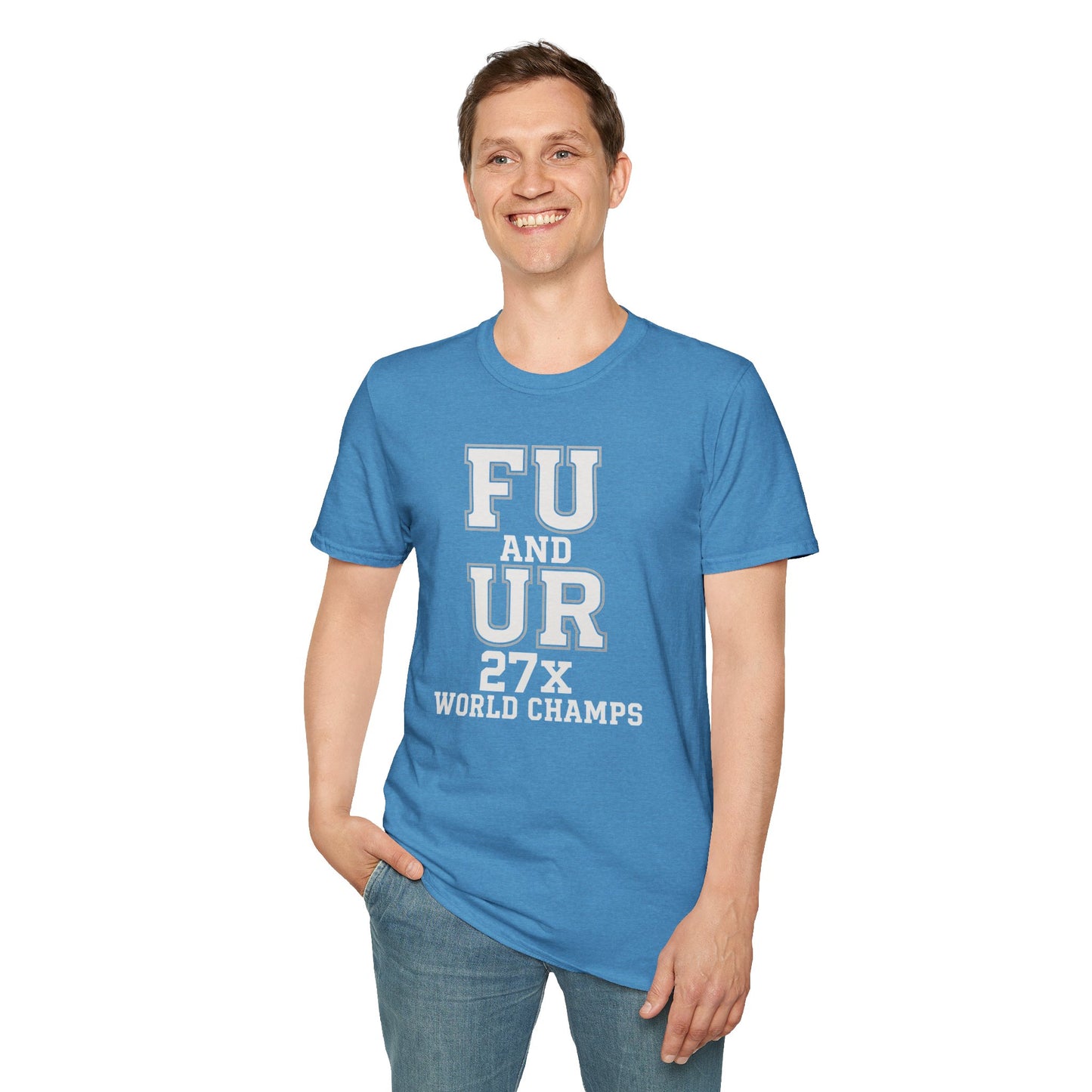 Champion Spirit Unisex Softstyle T-Shirt - 27x World Champs
