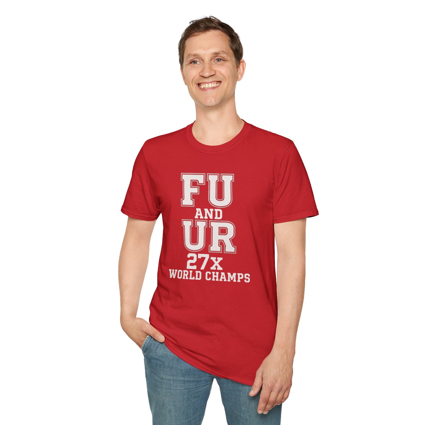 Champion Spirit Unisex Softstyle T-Shirt - 27x World Champs