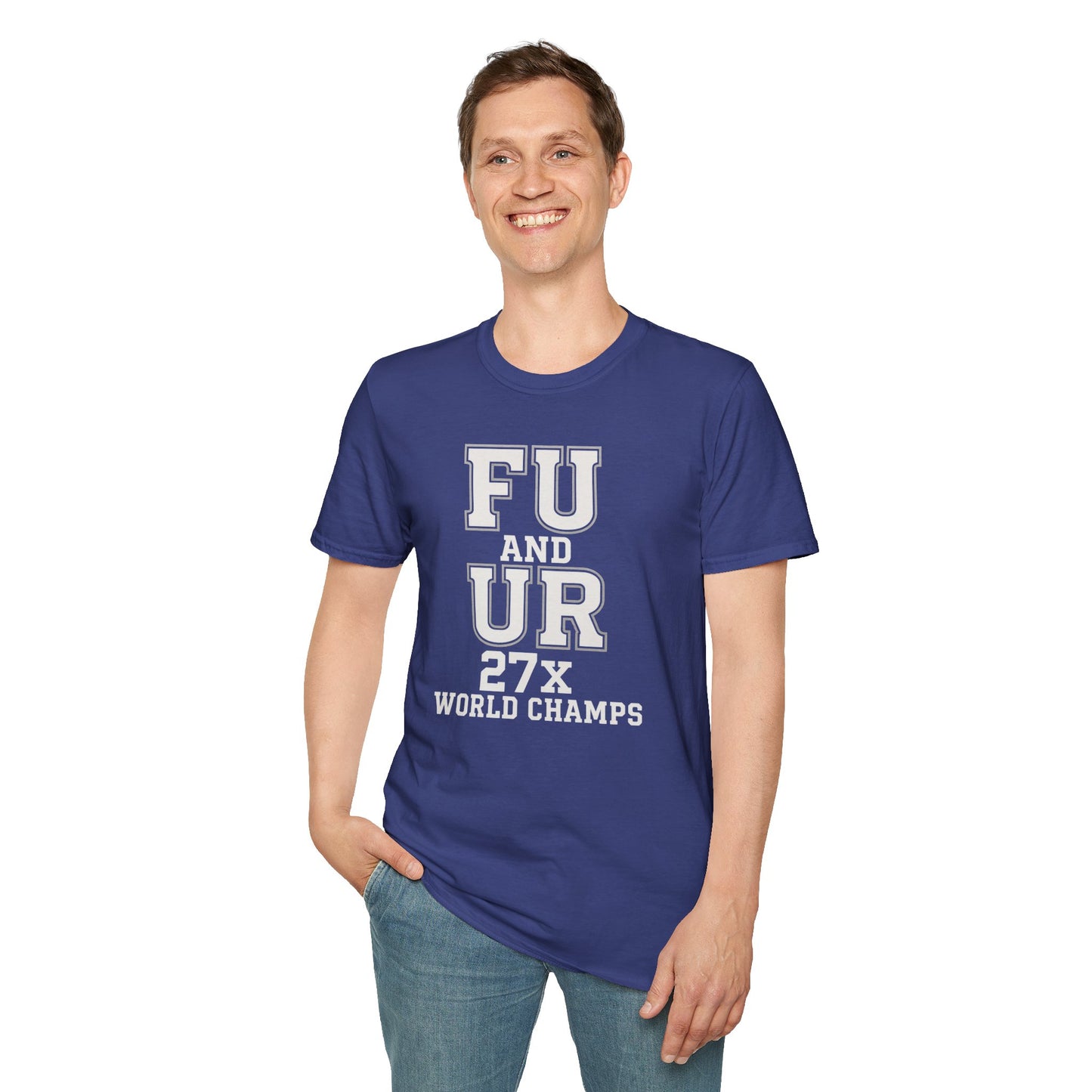 Champion Spirit Unisex Softstyle T-Shirt - 27x World Champs